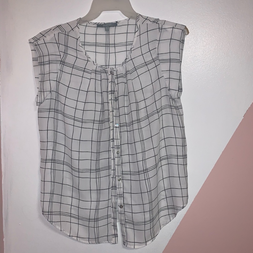 squared blouse🤍
